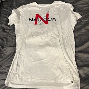 Nautica, Size large, white t-shirt